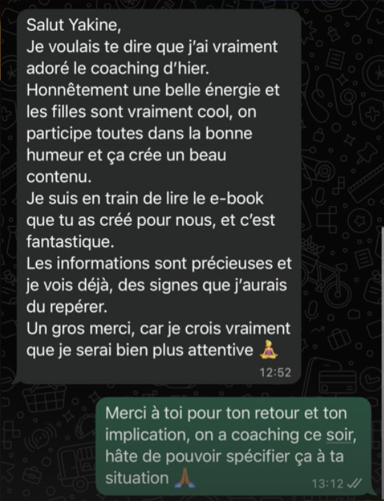 Témoignage client